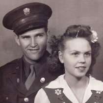 Raymond H. Chestnut & Marcia J. (Robertson) Chestnut (ca. 1943-1945)