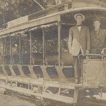 Electric car operated by Washington Street Railway (ca. 1900-1910)