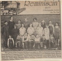 Hermine Killion's 1929 class at the Cornettsville School