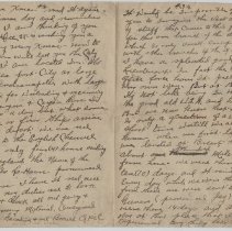 1918 letter from Pvt. Charles Hindman shortly after end of  WW I