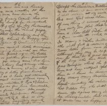 1918 letter from Pvt. Charles Hindman shortly after end of  WW I