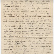 1918 letter from nurse Lettie Wadsworth to her family shortly after end of