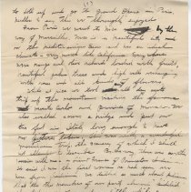 1918 letter from nurse Lettie Wadsworth to her family shortly after end of