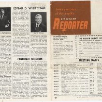 1968 newsletter about Richard Nixon's visit to Washington
