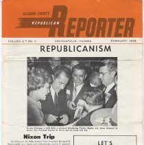 1968 newsletter about Richard Nixon's visit to Washington