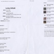 Reports about Crecelius & Gilliatt families