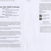 Reports about Crecelius & Gilliatt families