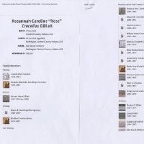 Reports about Crecelius & Gilliatt families