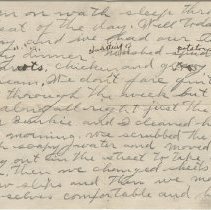 1918 letter from Pvt. W. O. Freed to his mother in Odon