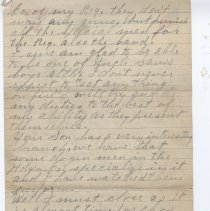 1918 letter from Corporal Harold McCallian