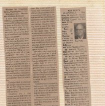 Newspaper clippings compiled by Olive Lawyer # 10