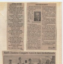 Newspaper clippings compiled by Olive Lawyer # 10