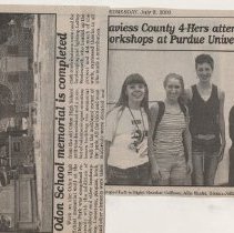 Newspaper clippings compiled by Olive Lawyer # 10