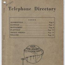 1954 Daviess-Martin Rural Telephone Co. Directory