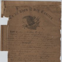 William H. Myers' 1865 discharge from Union Army