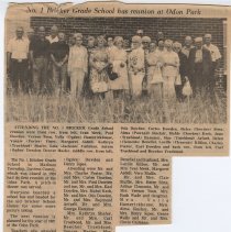 Article about No. 1 Bricker School in Madison Township