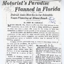 1946 article about Bal Harbour subdivision in Florida