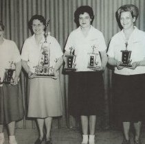1964 winning team in women's bowling league in Washington