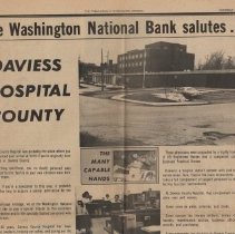 1979 newspaper tribute to the Daviess County Hospital