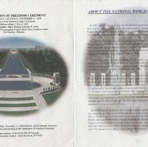 2000 Veterans Day program at Daviess County Courthouse