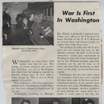 Article about Indiana Bell Telephone in Washington (ca. 1942-1945)