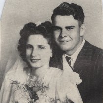 Jack Robinson & Rosemary (May) Robinson wedding (ca. 1942-1945)