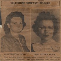 Chief operators at Indiana Bell Telephone Co. in Washington  (ca. 1940-1950