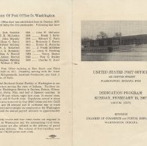 1967 dedication of new post office in Washington