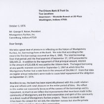 1976 letter from Jay Meyers to Montgomery Ruritan Club