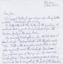 2017 letter about history of Washington Greenhouses in Washington