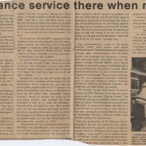 1983 article about Daviess County Ambulance Service