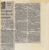 Newspaper clippings compiled by Olive Lawyer # 14 (2006-2007)