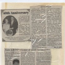 Newspaper clippings compiled by Olive Lawyer # 14 (2006-2007)