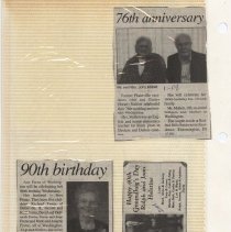 Newspaper clippings compiled by Olive Lawyer # 14 (2006-2007)