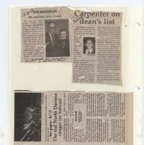 Newspaper clippings compiled by Olive Lawyer # 16 (2010)