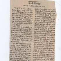 Newspaper clippings compiled by Olive Lawyer # 16 (2010)