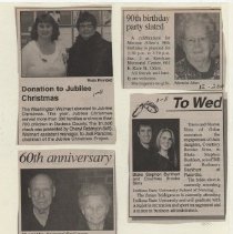 Newspaper clippings compiled by Olive Lawyer # 16 (2010)