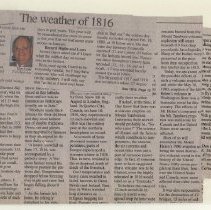 Newspaper clippings compiled by Olive Lawyer # 16 (2010)