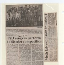 Newspaper clippings compiled by Olive Lawyer # 16 (2010)