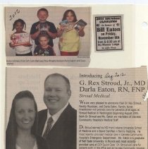 Newspaper clippings compiled by Olive Lawyer # 16 (2010)