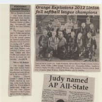 Newspaper clippings compiled by Olive Lawyer # 16 (2010)