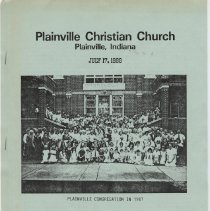"Celebrating 100 years (1888-1988)" about the Plainville Christian Church