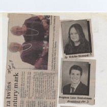 Newspaper clippings compiled by Olive Lawyer # 16 (2010)
