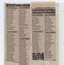 Newspaper clippings compiled by Olive Lawyer # 16 (2010)
