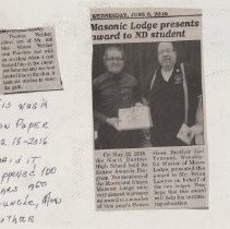 Newspaper clippings compiled by Olive Lawyer # 16 (2010)