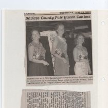 Newspaper clippings compiled by Olive Lawyer # 16 (2010)