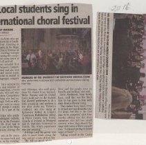 Newspaper clippings compiled by Olive Lawyer # 16 (2010)