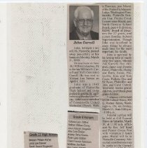 Newspaper clippings compiled by Olive Lawyer # 16 (2010)