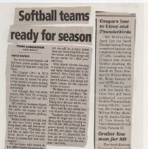 Newspaper clippings compiled by Olive Lawyer # 16 (2010)