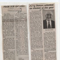 Newspaper clippings compiled by Olive Lawyer # 16 (2010)